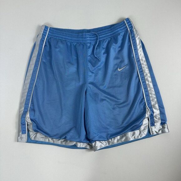 VINTAGE NIKE BASKETBALL SHORTS MESH ATHLETIC BLUE MENS XL ACTIVE GYM GRAY TAG‎ - Picture 1 of 6